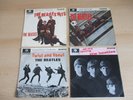THE BEATLES, 4 X ORIG VINYL EP'S, HITS, NO.1, TWIST AND SHOUT, ALL MY LOVING