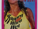 BON JOVI SLIPPERY WHEN WET MERCURY 28PP1025 JAPAN VINYL LP