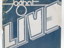 RARE FOGHAT LIVE Vinyl LP 1977 Record SM834 Record/SH834 Cover - NOT SEEN ON WEB