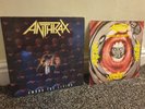 Anthrax Among The Living Vinyl Album 1986 & Make Me Laugh 12