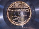 Personal Record (Columbia) NEW HYMN FOR PRESIDENT HOOVER 1929 78rpm rare topical