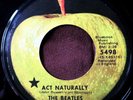 Beatles 45 Act Naturally 1970 Apple Black Star on Label VG+/EX Los Angeles Only.