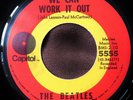 Beatles 45 We Can Work It Out 1969 Red Target Nice Little Double-Stamped Labels