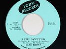Reggae Funk 45 - Glen Brown - I Feel Sanctified - Form Jamaica - VG+