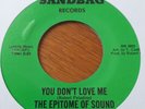 The Epitome Of Sound  -  You Don't Love Me  -  Sandbag  - Northern Soul