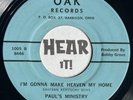Bluegrass Hillbilly Gospel Bop RITE EP 45 JAY JOHNSON, BOBBY GROVE on OAK 1005