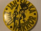 Jah Shaka Zulu Warrior badge - original, round 5.5cm diameter