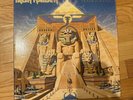 Iron Maiden ‎Powerslave SJ12321 First US Press Textured Cover Lyrics Tested VG
