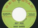 BUCK OWENS - Hot Dog - NEW STAR - Rare Rockabilly 45 Corky Jones