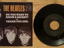 45 SP THE BEATLES VJ 587 DO YOU WANT TO KNOW A SECRET? OVAL SILVER LABEL