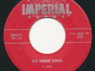 BOB LUMAN - All Night Long / Red Cadillac Black - IMPERIAL - Rockabilly 45  '57