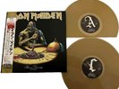 Iron Maiden BRAIN DAMAGE IN FRANCE   2 LP LIMITED EDITION on GOLD VINYL Live '83