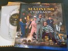 MADNESS THEATRE OF THE ABSURD CLEAR LP PERSONALLY SIGNED BY ALL SIX WITH LYRICS