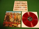 Beatles Sgt. Peppers Japan LP 1.press 1967 red vinyl Odeon OP-8163 mint