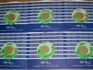 BEATLES Green Swirl Star Line 45’s COMPLETE Set of All 6 Original 1965 & sleeves