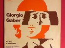 GIORGIO GABER FAR FINTA DI ESSER SANI 2 X LP GATEFOLD LAMINATO 1973 VG+ NM-