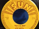 Elvis Presley Sun 209 That's All Right OG 3 pushmarks per side VG+ lbl variation