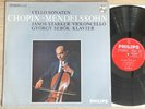 JANOS STARKER cello sonatas CHOPIN MENDELSSOHN SEBOK 1960s PHILIPS STEREO MINT