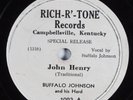 Country 78 BUFFALO JOHNSON John Henry RICH-R'-TONE 1023 V+ HEAR 1393