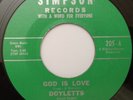 Black Gospel 45 - DOYLETTS - God Is Love / Somebody Called My Name - SIMPSON