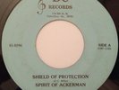 Black Gospel 45 - SPIRIT OF ACKERMAN - Shield Of Protection - DC RECORDS