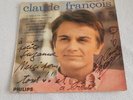 CLAUDE FRANCOIS    25 cm     DEDICACE  ORIGINAL  BIEM