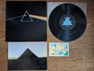 PINK FLOYD The Dark Side Of The Moon JAPAN LP w/ Book Card Solid Blue EOP-80778