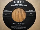 HOLLYWOOD ARGYLES - ALLEY - OOP, LUTE L-5905, 45 RPM, FIRST PRESSING, 1960, NM