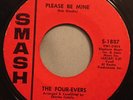 HEAR IT 60's Doo-Wop (RARE 1st title) 45 rpm The Four-Evers 