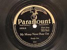 BLUES BANJO JOE GUS CANNON BLIND BLAKE My Money Never Runs Out PARAMOUNT 12604