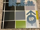 New REM R.E.M. 25th Anniversary Green Marble Color Colored Vinyl - Dinged Jacket