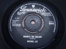 BRENDA LEE   Where's The Melody   MINT   BRUNSWICK 05976   Northern Soul Dancer