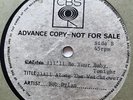 Bob Dylan 10” Metal Acetate Recordings 4 Track John Wesley Harding