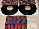 KISS ALIVE II MISMATCHED 2LP +PARTIAL TATTOOS GD+/GD+ *READ* NO BOOK/MERCH FORM