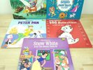Walt Disney Story And Songs From Peter Pan Snow White 101 Record Vinyl Kids Lot