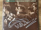 Signed THE SMITHS The World Won't Listen autographed 2x LP 2023 tour Morrissey