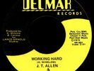 J.T. ALLEN Working Hard / Freeway Crowd 45 Delmar Rare ATL 1975 Soul Funk