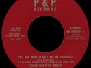 FOUR BELOW ZERO Tell Me Why (Can't We Be Friends) 45 P&P Rare 70s NYC Sweet Soul
