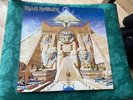 IRON MAIDEN POWERSLAVE  1984 TEXTURED SLEEVE EMI