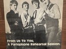 BEATLES From Us To You  Parlophone Rehearsal - RED VINYL German 10 inch lp