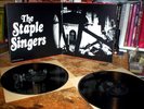 THE STAPLE SINGERS double VINYL LP w/ 