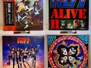 KISS Set of 4 LPs - Alive  Alive II Destroyer Rock And Roll Over  Japan EX/EX