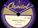 LES PAUL Jingle Bells/& MARY FORD  Silent Night  -XMAS- 78rpm Schellack S7392