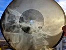 USSR GEORGIAN X-RAY ROENTGEN bones SKULL   RECORD  UNIQUE ITEM  AUTHENTIC FOLK