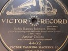 Arthur Collins Rufus Rastus Johnson Brown ONE SIDED 10