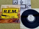 R.E.M. Out Of Time *1ST PRESS ORIG. 1991 *Vinyl LP & Inner *IN SHRINK* WX404 EX