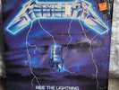 Metallica Ride The Lightning Elektra Records – 60396-1 1984 release Vintage Old