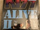 KISS Alive II 45th Anniv Red/Blue Swirl Vinyl 2XLP Aucoin Ace Gene NEW Sold Out