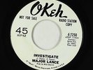 Northern Soul 45 - Major Lance - Investigate - Okeh - VG++