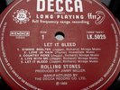 Rolling Stones - Let It Bleed 1A/2A UK 1st Press MONO UNBOXED DECCA POSTER 1969